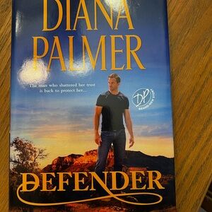 Diana Palmer Defender Hardcover - Blue & Orange Cover